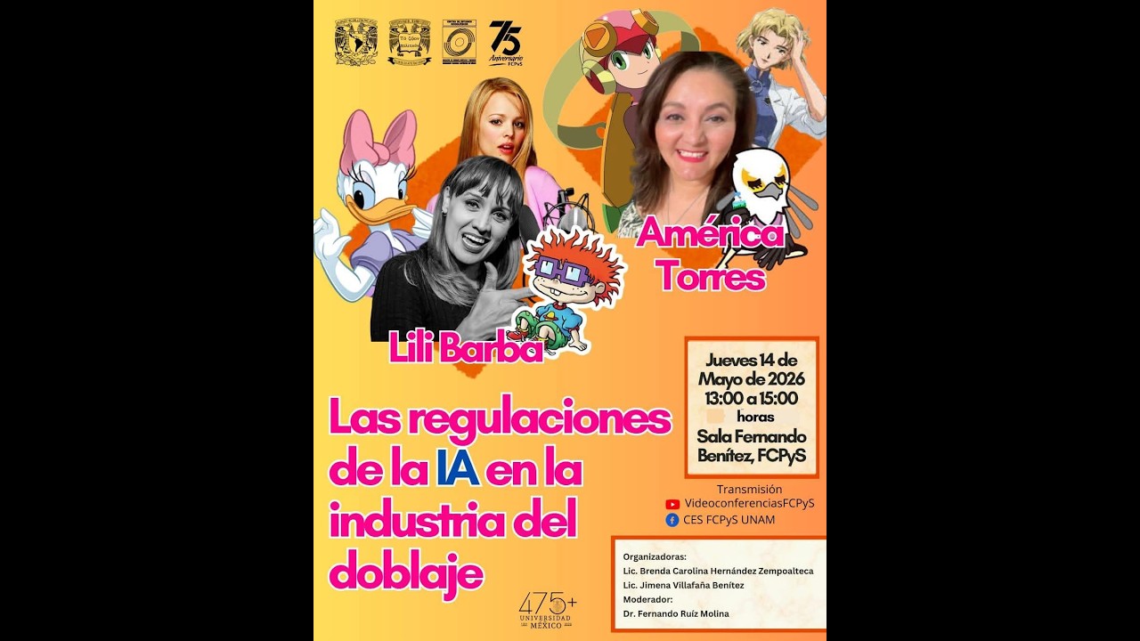 Conferencia “La regulación de la IA en la industria del doblaje”