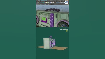 #02  Rigged 3D cartoony Radio YT (Download Link below)