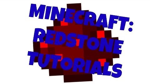 Minecraft: Redstone Tutorial #1: Basics