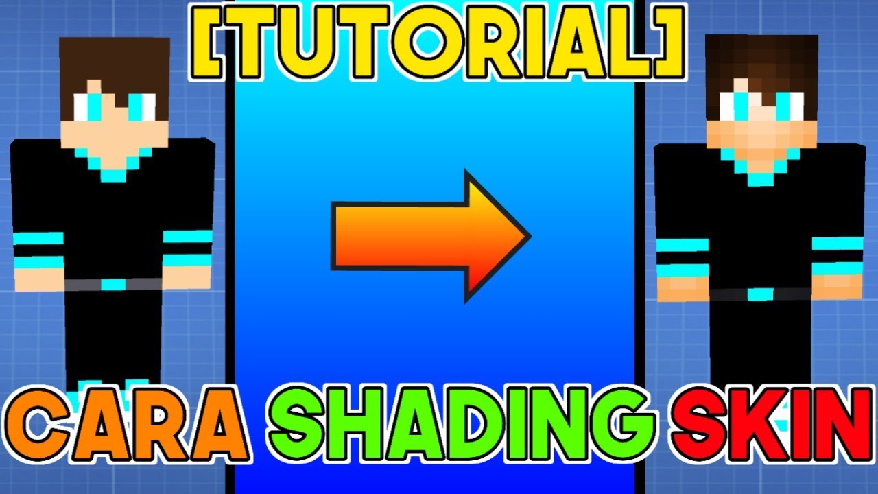 [TUTORIAL] CARA SHADING SKIN MINECRAFT - YouTube