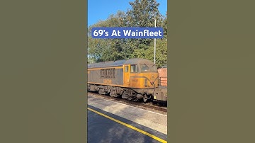 #shorts - 69003 & 69008 working the RHTT to Skegness #class69 #railphotography #trainspotting