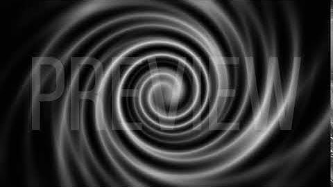 Rotating Black and White Hypnotic Spiral Vortex (Animated Background)
