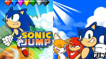 Sonic Jump - GamePlay Java (Mobile game)