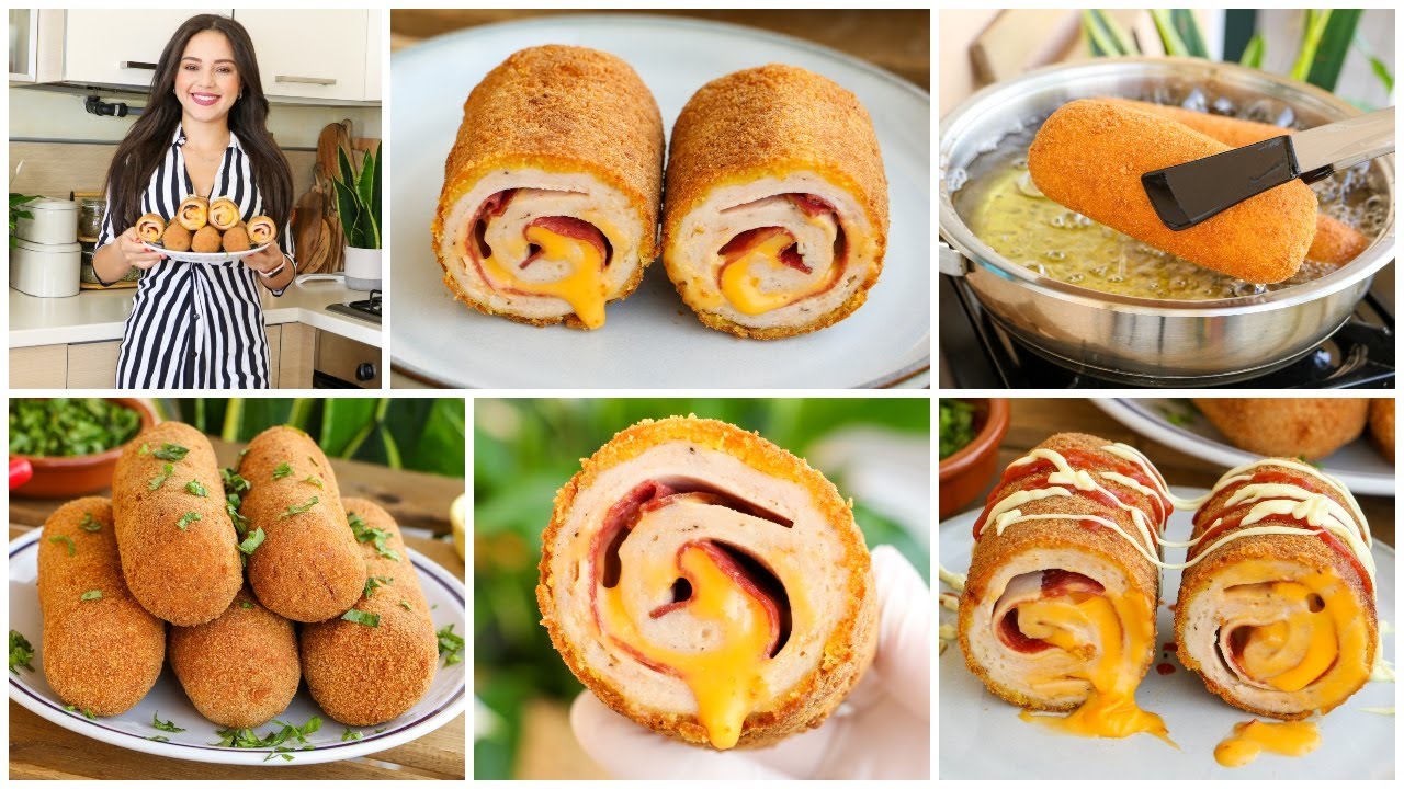 كوردون بلو بطريقة رائعة أفضل من المطاعم محشي بالجبن السائل سريع التحضير بنة فوق الخيال😋❤️Cordon bleu