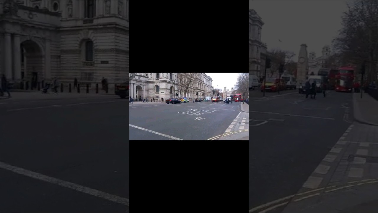 Police responding down Whitehall. 