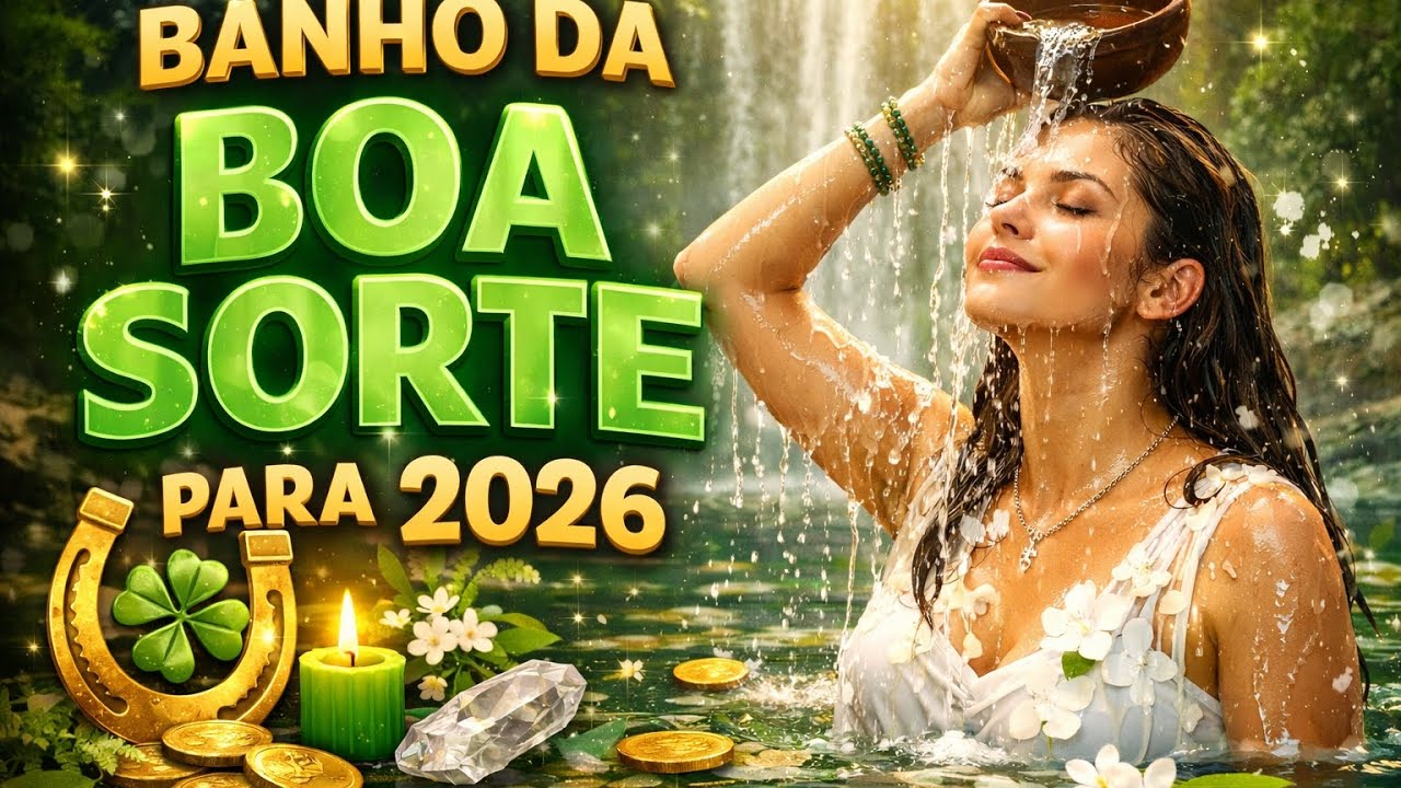 🌟( Banho da boa sorte para 2026) 🍀🍀🍀