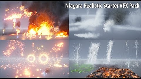 Niagara Realistic Starter VFX Pack [UE4]