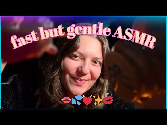 💖Fast But NOT Aggressive ASMR💖 Positive Affirmations, Mouth Sounds, Light Triggers, Fast But Gentle