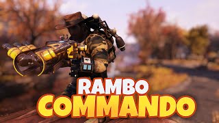 The Rambo Commando - No Stealth Commando Build - Fallout 76 screenshot 5