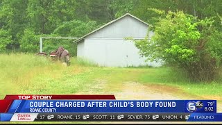 Roane County couple charged after child's body found in backyard