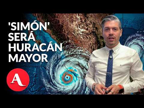 'Simon' se intensificará rápidamente y será huracán mayor al acercarse a Jalisco: SMN