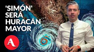 'Simon' se intensificará rápidamente y será huracán mayor al acercarse a Jalisco: SMN