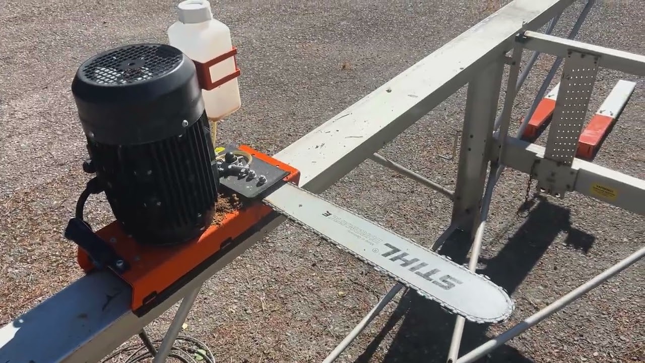 Elektriskt sågverk   Logosol ES5 & E37 - Sthil 064 AV 