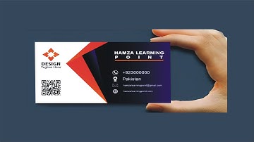 How to Create Business Card Design in Corel Draw | Visiting Card Design Tutorial In Urdu Hindi/Urdu