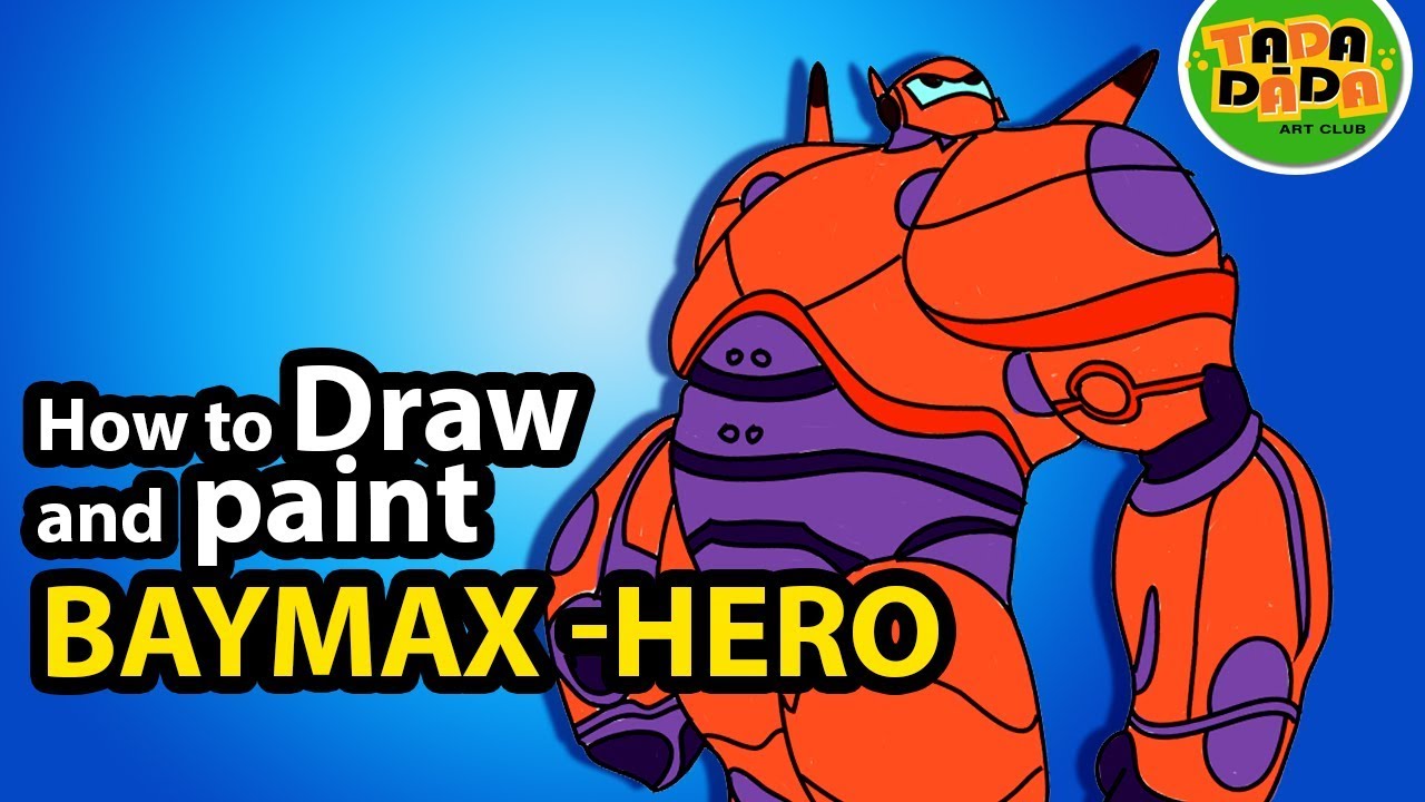 How To Draw BAYMAX From Movie BIG HERO 6