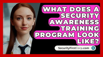 What Does A Security Awareness Training Program Look Like? - SecurityFirstCorp.com