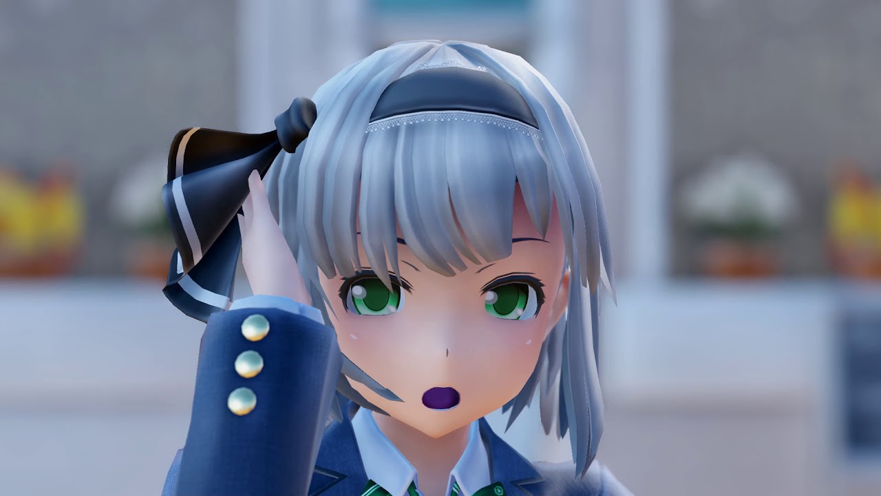【東方MMD】制服妖夢 『このとくべつな音色が素晴らしい』 - YouTube