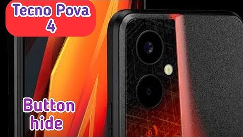 How To Hide Navigation Button In Tecno Pova 4 , Hide Back Button Setting In Tecno Pova 4 ,