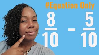 How To Subtract Fractions With The Same Denominators Teach Elementary Math