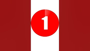 3 Second Timer | Red | #Shorts | 123timer⏳ 🔔 #countdown  #4k #timer