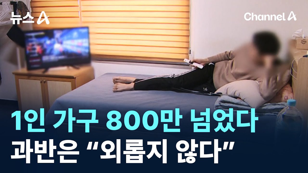 1인 가구 800만 넘었다…과반은 “외롭지 않다” / 채널A / 뉴스A