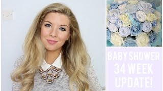 BABY SHOWER! 34 Week Pregnancy Update | Dollybowbow