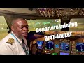Boeing 747400erf departure briefing