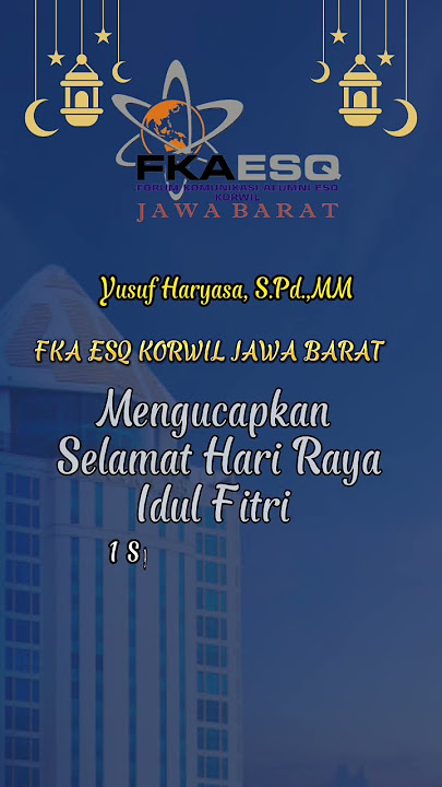 Mohon Maaf Lahir Batin🙏 #indonesiaemas2045 #lebaran2023