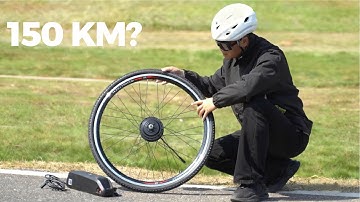 🚴‍♂️ LVBU KH50S E-Bike Conversion Kit Unboxing & Install | 15Ah 150KM Range | 250W Front Motor