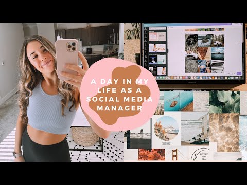 DAY IN THE LIFE OF A SOCIAL MEDIA MANAGER | what it&#039;s like, tips, and more!