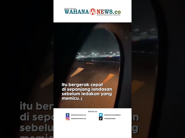 Breaking News!! Pesawat Japan Airlines Terbakar, 379 Penumpang dan Kru Selamat