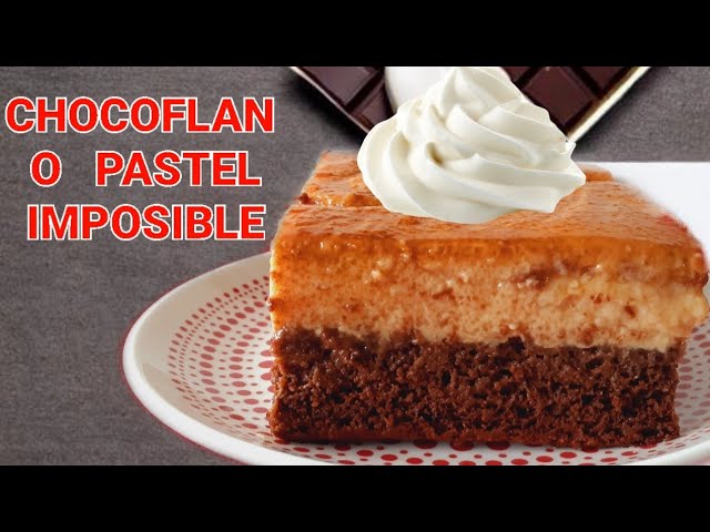 Chocoflan, pastel imposible o pastel diplomático - Pizca de Sabor