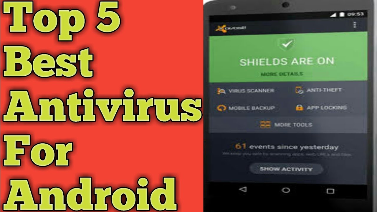 Top 5 Best Antivirus Applications For Android - YouTube