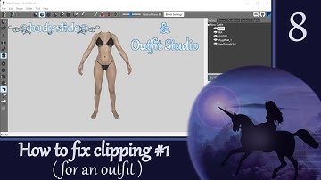 Outfit Studio 8: How to fix clipping #1 (for an outfit)