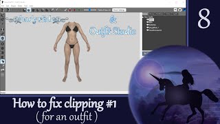 Outfit Studio 8: How to fix clipping #1 (for an outfit)