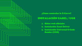 TUTORIAL INSTALACIÓN EASEL DRIVER y UGS para FRESADO 3D | FabLab