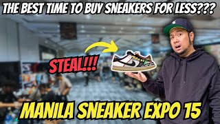 DAME PA STEAL DITO!!! SNEAKER SHOPPING AT MSE 15!!! SALE ANNOUNCEMENT AT THE END OF THE VIDEO!!!