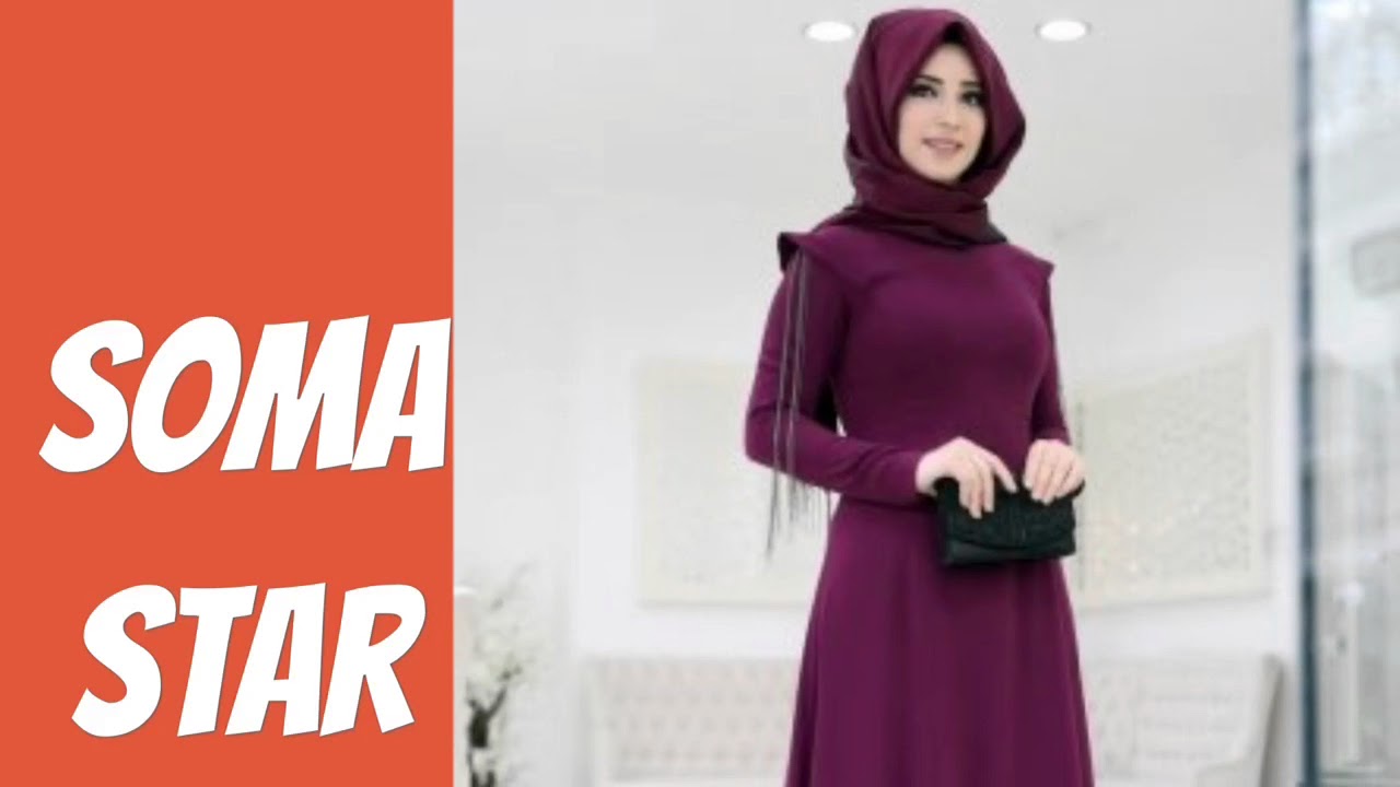 Dresses soirée hijab new 2018