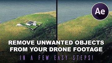 How to remove unwanted objects from your drone footage - Content Aware Fill (After Effects Tutorial)