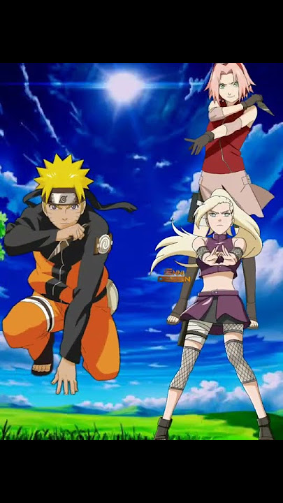 Naruto vs Sakura and Ino