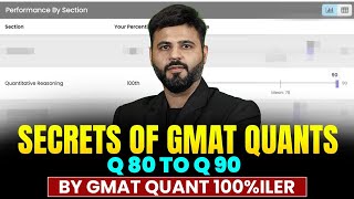 Journey of GMAT Quants 80 to 90 | GMAT Quant focus 100%iler | GMAT 2025 Preparation