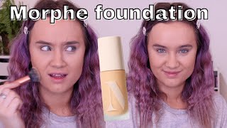 NEW MORPHE FOUNDATION HONEST REVIEW TRYING THE LIGHTFORM EXTENDED MORPHE FOUNDATION