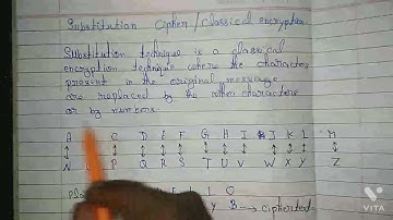 substitution cipher in hindi / Transposition technique in cryptography || #mscoder