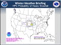 Weather Briefing Tuesday 2/19 7:30 PM