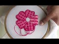 Hand Embroidery | Fantasy Flower Stitch | Bordado Fantasía | Hand Embroidery Tutorial For Beginners