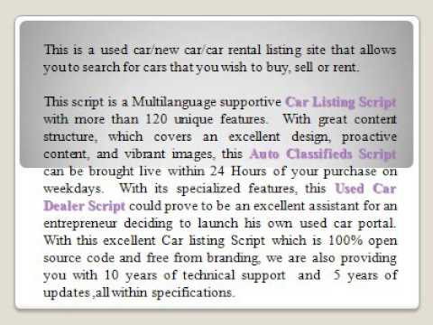 Car Listing – PHPSCRIPTSMALL   Car Dealer Script