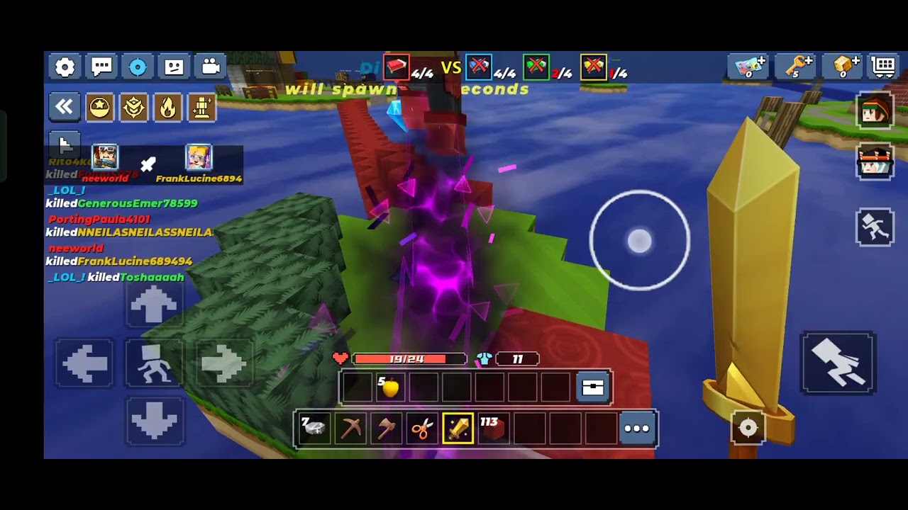 I played bedwars with my little brother - YouTube