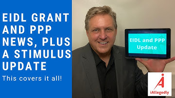 EIDL Grant and PPP News, Plus a Stimulus Update
