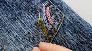 🧵 Tiny Embroidery Designs That Completely Upgrade Your Jeans