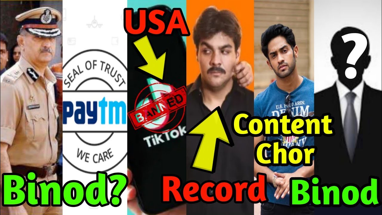 Who Is Binod ? | Ashish Chanchlani Make Record | Paytm Changed Their Username On Twitter | Mumbai Po